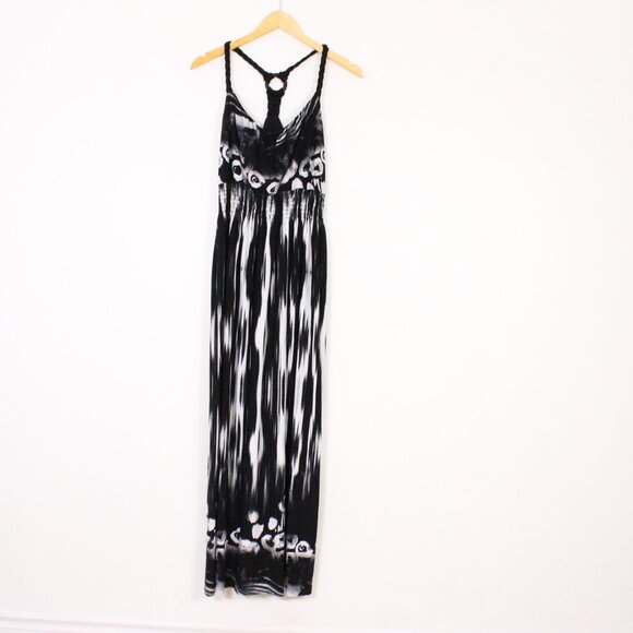 *Addition Elle Black & White Racer Back Maxi Dress - Picture 3 of 6
